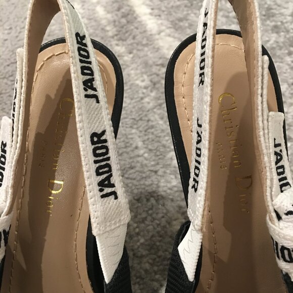 DIOR J'ADIOR SLINGBACK HEEL PUMPS - Picture 4 of 9